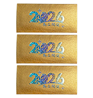 2026紅包袋開賣了，金色紅包袋+燙雷射膜